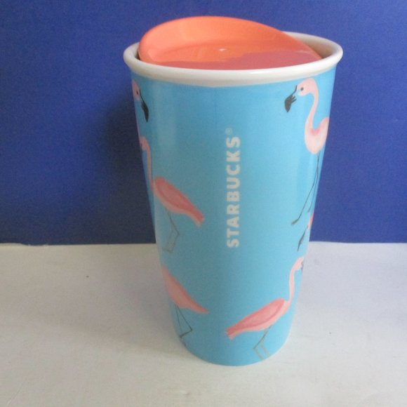 2 -- Starbucks Tumblers New Florida in Box and Used Mermaid Drinking Coffee - Picture 9 of 10